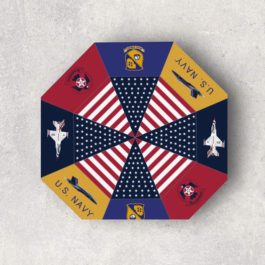 US Navy Umbrella - Blue Angels and Thunderbirds