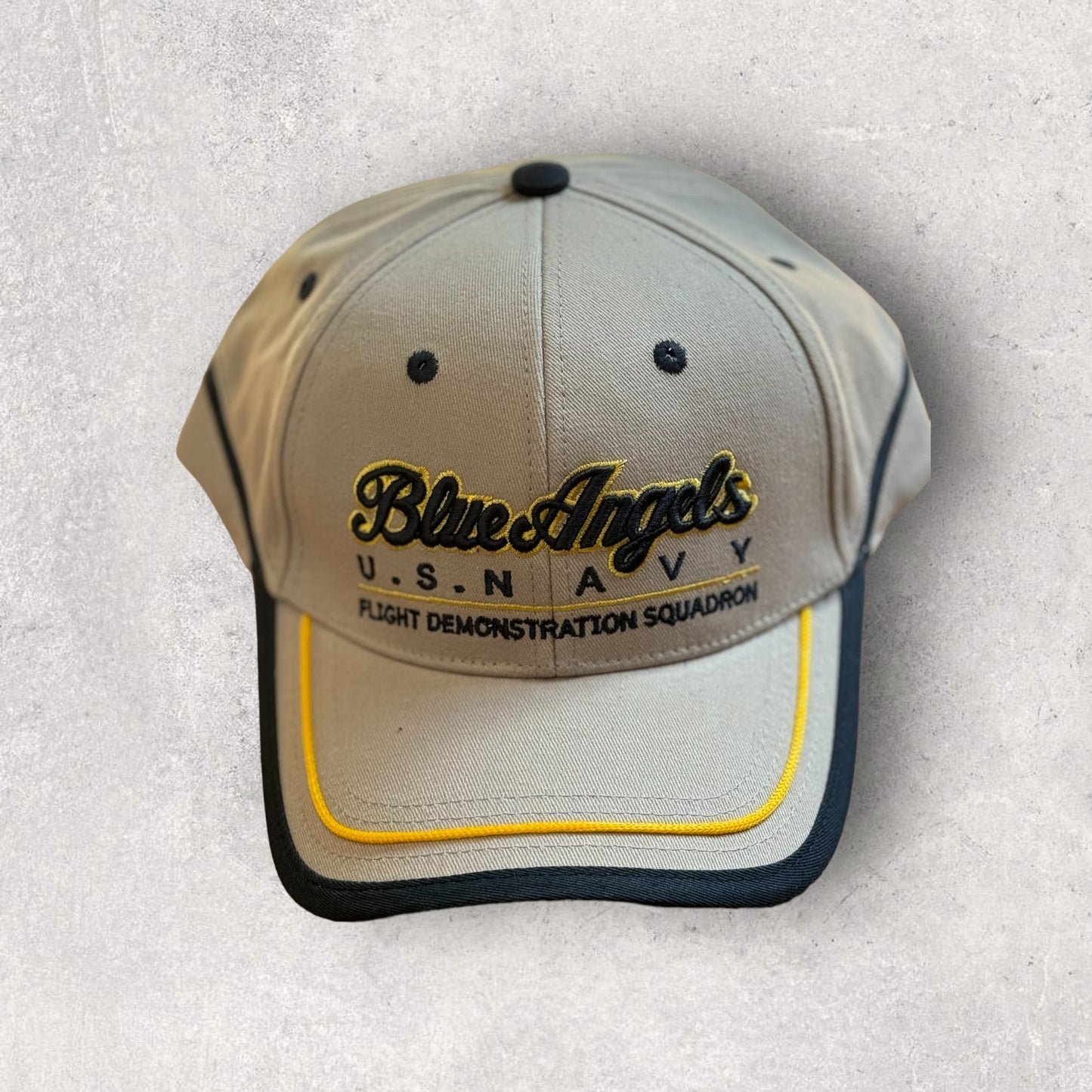 Blue Angels Gray and Blue Logo Hat