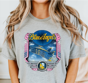 Blue Angel Women's Floral T Shirt